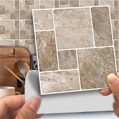 25 pçs/set Verde Da Telha de Mosaico Mural da etiqueta Auto Adesiva À Prova D' Água Para O Banheiro Restaurante Decoração Da Parede Do Decalque Papel De Parede Telhas - comprar online