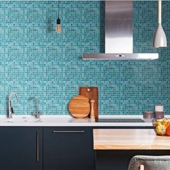 Papel de parede adesivo de mosaico 10cm, 20 peças, impermeável, adesivo de banheiro, cozinha, resistente à óleo - loja online