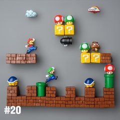 Super mario geladeira ímãs foto parede casa geladeiras decoração adesivo magnético conjunto cozinha casa decoração coleção presentes - comprar online