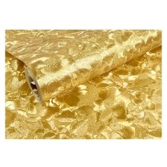 Papel de parede 3d folha de ouro estereoscópica, para sala de estar, quarto, teto, luxo, glitter dourado prata, revestimento de parede na internet