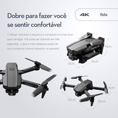 Imagem do 2022 novo mini zangão xt6 4k 1080p hd câmera wifi fpv pressão de ar altitude hold dobrável quadcopter rc zangão brinquedo do miúdo presente Vs kf102 drone 4k profesional helicóptero de control remoto VS fly orb