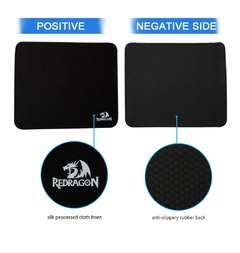 Mouse pad de jogo redragon flick m p030, cor sólida, com trava de borda, para jogos, 270x320x3mm - Dr. Brauch