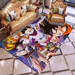 Likurb anime son goku kakarotto saiyan antiderrapante tapetes de entrada bem-vinda tapetes para crianças adultos decoração do quarto casa