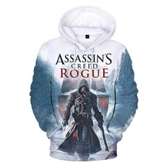 Assassinos creed hoodies dos homens/mulheres moda casual crianças/crianças camisolas streetwear anime oversized moletom com capuz menina pullovers na internet