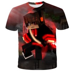 Minecraft 2022 nova camisa do jogo meu mundo crianças camiseta meninos 3d impressão verão respirável camisa 4-14 anos de idade camiseta kawaii zombie camisa - loja online