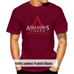 Raro assasins creed revelações camisetas novas para homens S-5XL