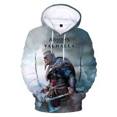 Assassinos creed hoodies dos homens/mulheres moda casual crianças/crianças camisolas streetwear anime oversized moletom com capuz menina pullovers