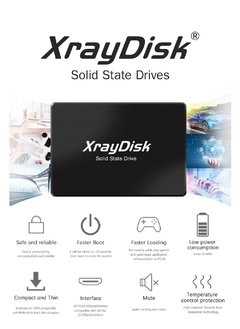 Xraydisk sata3 ssd 60gb 128gb 240gb 120gb 256gb 480gb 500gb 1tb hdd 2.5 disco rígido 2.5 - Dr. Brauch