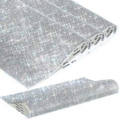 Bling strass cristal adesivo decalque folha decoração de casa papel de parede diy auto-adesivo carro tablet decoração guarnição folha de cristal adesivos - comprar online