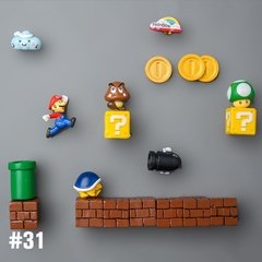 Imagem do Super mario geladeira ímãs foto parede casa geladeiras decoração adesivo magnético conjunto cozinha casa decoração coleção presentes