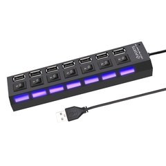 Usb 2.0 hub hub usb 2.0 multi usb divisor hub uso adaptador de energia 4/7 porto múltiplo expansor 2.0 hub usb com interruptor para pc - loja online