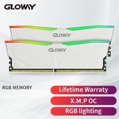 Gloway memoria ram ddr4 3200mhz rgb (8gbx2) 3600mhz (16gbx2) kit 32gb para a vida da garantia do desktop