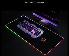 GTA V Tapete de borracha antiderrapante com led rgb, tamanho grande, xxg, gamer, para jogar, teclado rgb, laptop, computador grand furto, grande quantidade na internet