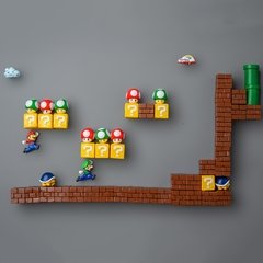 Super mario geladeira ímãs foto parede casa geladeiras decoração adesivo magnético conjunto cozinha casa decoração coleção presentes - Dr. Brauch