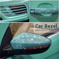 Bling strass cristal adesivo decalque folha decoração de casa papel de parede diy auto-adesivo carro tablet decoração guarnição folha de cristal adesivos