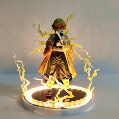 Action figure de anime kamado tanjirou agatsuma zenitsu, personagens kimetsu no yaiba, brinquedos demônicos slayer, presentes de natal - comprar online