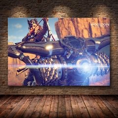 Imagem do Horizonte zero dawn cartaz do jogo arte da parede cartazes e cópias quadros decorativos pintura em tela para sala de estar decoração casa