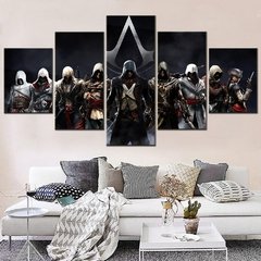 Assasins Creed Jogo anime cartaz assassinos creed arte da parede lona modular quadros decorativos pintura para sala de estar decoração