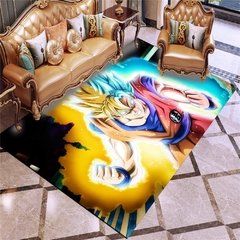 Likurb anime son goku kakarotto saiyan antiderrapante tapetes de entrada bem-vinda tapetes para crianças adultos decoração do quarto casa na internet