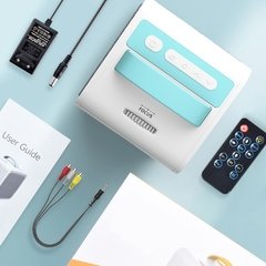 Salange-mini projetor portátil q2, sistema de home theater, educação infantil, presente para crianças, pais, filhotes, led - comprar online