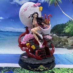 Anime figura demônio assassino kamado nezuko pvc figura de ação brinquedo kimetsu não yaiba gk estátua adulto collectible modelo boneca presentes na internet