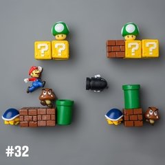 Imagem do Super mario geladeira ímãs foto parede casa geladeiras decoração adesivo magnético conjunto cozinha casa decoração coleção presentes