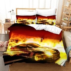 Necessidade para a velocidade de luxo 3d colcha para baixo colcha capa colcha capa cama dupla rainha duplo design dos desenhos animados personalizado - comprar online