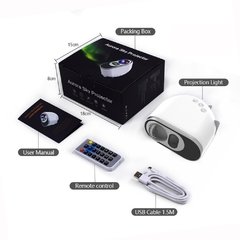 Aurora borealis bluetooth star projector led luz ambiente quarto de respiração luz da noite ruído branco timerable controle remoto - comprar online