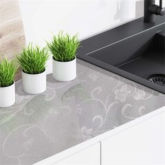 40x50cm cozinha backsplash adesivos papel de parede adesivos de cozinha auto adesivo folha alumínio adesivos à prova de óleo fogão à prova dwaterproof água - comprar online