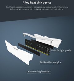 Gloway memoria ram ddr4 3200mhz rgb (8gbx2) 3600mhz (16gbx2) kit 32gb para a vida da garantia do desktop na internet