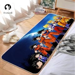 Super dbz tapete de cozinha quarto entrada capacho corredor anime piso 3d impresso banheiro varanda decoração tapete longo na internet