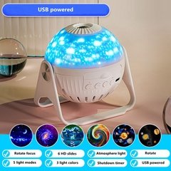 Led céu estrelado galáxia lâmpada de projeção foco ajustável projetor usb proteção para os olhos luz da noite decoração das crianças presente - comprar online