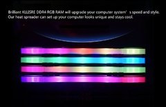 Memória 3200mhz 1.2v do rgb da ram ddr4 8gb 16 de kllisre dimm alto compatível na internet