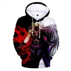 Assassinos creed hoodies dos homens/mulheres moda casual crianças/crianças camisolas streetwear anime oversized moletom com capuz menina pullovers - loja online