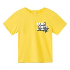 gta 5 meninos verão t camisas legal gta5 meninas tshirt impressão colorida camiseta algodão t camisa - comprar online