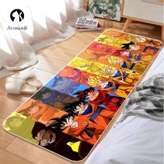 Super dbz tapete de cozinha quarto entrada capacho corredor anime piso 3d impresso banheiro varanda decoração tapete longo