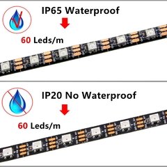 Imagem do Ws2812b rgb led strip 5v 3 pinos endereçáveis led cabeçalhos pc para asus aura sync/msi mystic luz sincronização/gigabyte rgb fusão 2.0