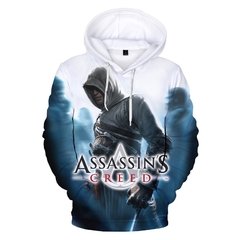 Assassinos creed hoodies dos homens/mulheres moda casual crianças/crianças camisolas streetwear anime oversized moletom com capuz menina pullovers na internet