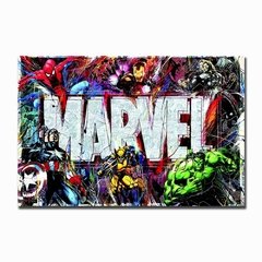 Grafite marvel vingadores super heróis estrela guerra pôsteres impressões hd arte da parede pintura de tela para sala de estar decoração quadros - comprar online