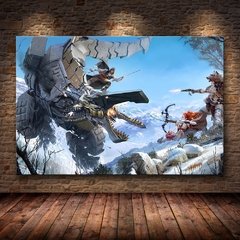 Horizonte zero dawn cartaz do jogo arte da parede cartazes e cópias quadros decorativos pintura em tela para sala de estar decoração casa na internet