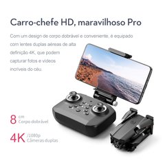 2022 novo mini zangão xt6 4k 1080p hd câmera wifi fpv pressão de ar altitude hold dobrável quadcopter rc zangão brinquedo do miúdo presente Vs kf102 drone 4k profesional helicóptero de control remoto VS fly orb - loja online