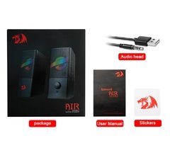 Imagem do Redragon-caixa de som estéreo gs530 air aux 3.5mm, caixa de som inteligente para jogos em computador e pc