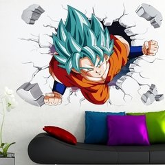 3d adesivos macaco wukong decoração do quarto adesivos de parede parede dragonball sun wukong saiya quarto fundo adesivos