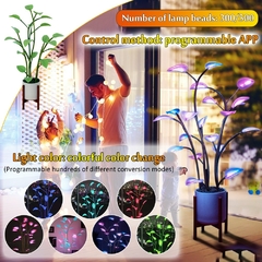 Mágico LED Houseplant Lâmpada Interior Luminous Plant Lâmpada USB Programáve