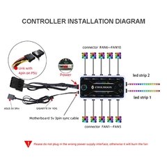 Imagem do Faixa de luz led rgb para computador, acessório de segurança para desktop, com lente diamante, placa mãe