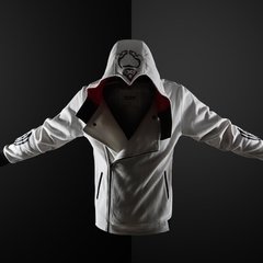 Assasins Creed Zogaa dos homens assassino creed hoodies camisolas de manga comprida fino ajuste masculino com zíper hoodies cardigan casual moda jaquetas manto na internet