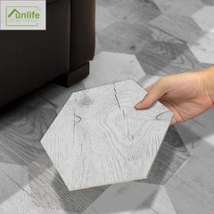 Funlife®Engrossar hexágono piso adesivos de parede auto-adesivo impermeável decoração da cozinha do banheiro anti-deslizamento adesivos à terra