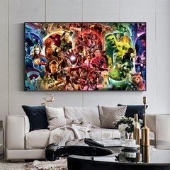 Marvel final jogo vingadores super-herói filme poster imprime pintura da lona arte parede imagem para sala de estar decoração casa cuadros presente - comprar online