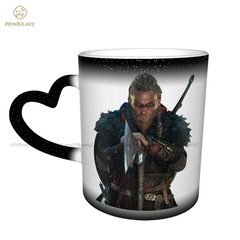 Assassins Creed Caneca assassins creed as mudanças de cor atacado caneca engraçada porcelana copos cappuccino - loja online