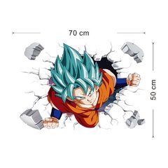 3d adesivos macaco wukong decoração do quarto adesivos de parede parede dragonball sun wukong saiya quarto fundo adesivos